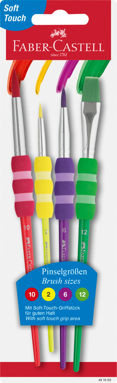 SET 4 PENSULE SOFT TOUCH FABER-CASTELL SET 4 PENSULE SOFT TOUCH FABER-CASTELL
